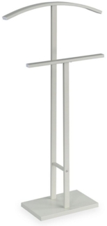 IDIMEX Herrendiener SCOTT, Stummer Diener mit Hosenbühel, Metall Damendiener Kleiderbügel beige