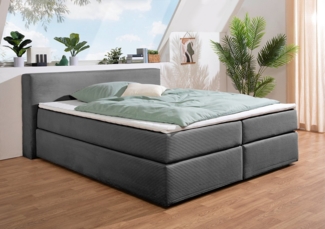 andas Boxspringbett Åby, In Cord Bezug, wahlweise mit und ohne Matrazte erhältlich