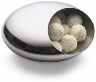 Philippi Design Schale Cocoon Naschschale, Edelstahl