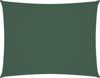 vidaXL Sonnensegel Oxford-Gewebe Rechteckig 3x4,5 m Dunkelgrün 135486