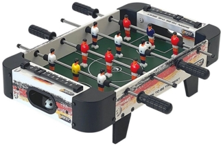 Best Sporting Mini-Tischkicker Mini-Tischkicker Nation - 53 x 31 cm, Mit 12 Spielern und 2 Bällen