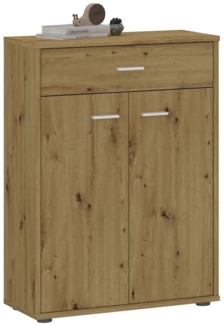 CARO-Möbel Highboard TOMMY, Kommode Sideboard Schrank in verschiedenen Farben 2 Türen Anrichte Hig