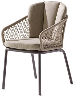 2er Set Gomera Stapelstuhl grau