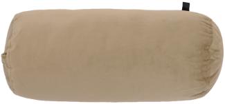 Overseas Enzo Nackenrollkissen, Beige, 18x45 cm