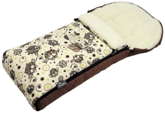 BambiniWelt by Rafael K. Fußsack Winterfußsack Babyfußsack Fußsack Kinderwagen Wolle universal 108cm