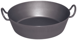 Riess Eisen-Schnitzel/Servierpfanne, 2 Griffe, 24cm, grau