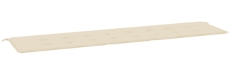 vidaXL Gartenbank-Auflage Beige 200x50x4 cm Oxford-Gewebe 47615