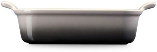 LE CREUSET Auflaufform Auflaufform Tradition quadratisch flint 23cm, Steinzeug