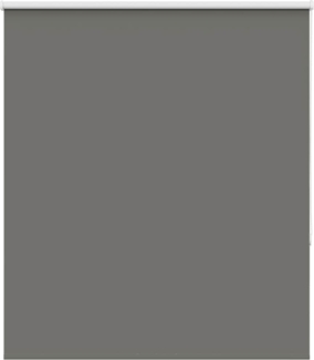 vidaXL Verdunkelungsrollo Grau 130x130cm Stoffbreite 126,6cm Polyester 4011108