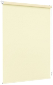 Rollo Standard Rollo, Klemmmontage-Lichtdurchlässig, 37,5 x 100 cm, creme, jalousiescout, blickdicht, ohne Bohren, freihängend, Klemmfix, Standard Rollo vormontiert, Lichtdurchlässig, mit Kindersicherung