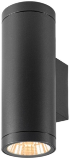 SLV HELIA PRO L, Wandaufbauleuchte, single, DALI, P2, zylindrisch, 2700 K, 15 W, 24°, anthrazit - Stand-, Wand- und Deckenleuchten (Outdoor)