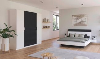 rauch Schlafzimmer-Set Monza, mit Drehtürenschrank Breite 226 cm, Bettanlage in 2 Breiten