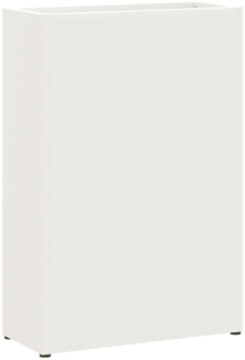 vidaXL Sonnenschirmhalter mit Speicher Weiß 28 x 12 x 41 cm Metall 868541