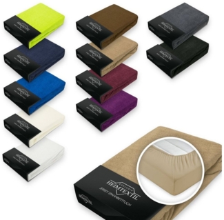 Frottee Spannbettlaken Premium Marke 60 - 70 x 140 cm Gelb