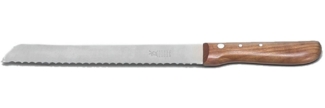 Windmühlenmesser Kirsche Brotmesser 21,8cm Sägeschliff