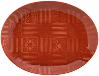 Maxwell & Williams DR0458 Platte 36 x 27 cm ARC oval, Terracotta, Premium-Keramik, in Geschenkbox