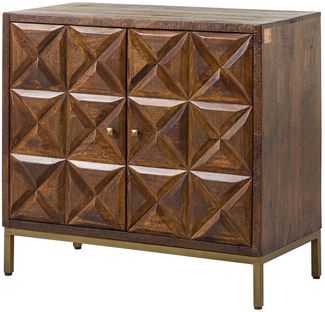 Sideboard Mango 94 x 46 x 86 braun lackiert STILMÖBEL #125
