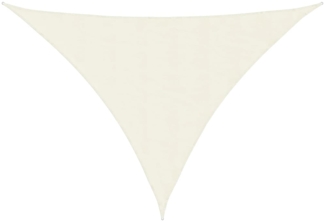 vidaXL Sonnensegel Creme 7x5x5 m 100% Polyester Oxford 4000986