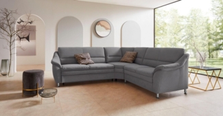 Places of Style Ecksofa Cardoso L-Form, mit Trapezecke für mehr Sitzkomfort, wahlweise auch mit Bettfunktion