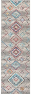 vidaXL Teppich ARBIZU Indoor und Outdoor Vintage-Design 80x250 cm 375703
