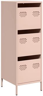 vidaXL Highboard Rosa 39x35x103,5 cm Stahl 851401