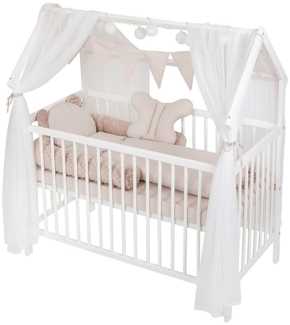 Royal Hausbett Kinderbett 60x120 Matratze Bettset Beige