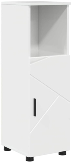 vidaXL Badezimmer Schrank Hochglanz-Weiß 30 x 35 x 95 cm Holzwerkstoff 883318