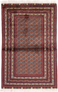 Morgenland Afghan Teppich - Buchara - 150 x 100 cm - mehrfarbig