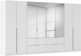 rauch Drehtürenschrank Kleiderschrank Schrank Garderobe AGORDO mit Dekor- oder Hochglanzfront (in zwei Griff-Farben, Breiten 91-360 cm) mit Außenschubkästen, in 7 Breiten und 2 Höhen MADE IN GERMANY