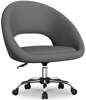 Hiazurm Bürostuhl Homeoffice Stuhl,Schminkstuhl mit Armlehnen,Drehstuhl (Schreibtischstuhl, höhenverstellbar, bis 150 kg belastbar), Atmungsaktiver, für Schminktisch,Arbeitszimmer, Schlafzimmer
