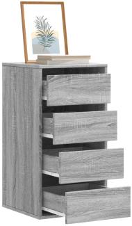 vidaXL Kommode Grau Sonoma 40x41x76 cm Holzwerkstoff 852866
