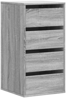 vidaXL Kommode Grau Sonoma 40x41x76 cm Holzwerkstoff 852866