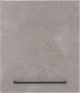 KOCHSTATION Hängeschrank KS-Tulsa 50 cm breit, 57 cm hoch, 1 Tür, schwarzer Metallgriff, MDF Front