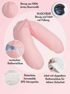 pic Bear Stillkissen PREMIUM 194 cm, Spots Flamingo : Spots Flamingo