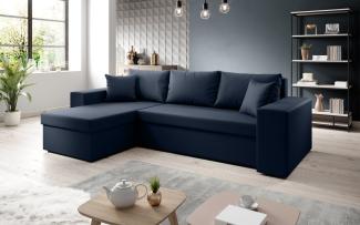 Luxusbetten24 Schlafsofa Designer Sofa Denver, mit Stauraum und Schlaffunktion