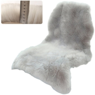 REDOM Fellteppich Kunstfell-Teppich Teppich Schaffell-Optik Schlafzimmerteppich, fellförmig, Höhe: 60 mm, Teppiche für Bettvorleger 60*100 CM Shaggy für Wohnzimmer Schlafzimmer