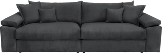 Home affaire Big-Sofa Soft&Cosy XL, B: 246 cm, Mega-Sofa, Cord oder Chenille-Struktur, mit Federkern & 4 Zierkissen