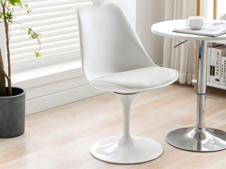 Vente-unique - Stuhl 6er-Set - Polypropylen & Metall - Weiß - XAFY
