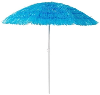 Hawaii Sonnenschirm Gartenschirm Strandschirm rund Ø1,6m Blau