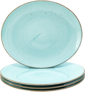 Vintage Nature Aqua, Steakteller 4-tlg (mo)