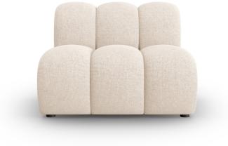 Micadoni Modul Armlos Lupine 1-Sitzer Chenille Helles Beige