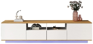 SOFTWEARY Lowboard Breite 180 cm, TV-Schrank inkl. LED-Beleuchtung, stehend