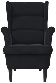 vidaXL Sessel Schwarz 71 x 92 x 91 cm Samt 42012826