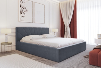 AX LIVING Polsterbett 180 x 200 Bett Larik Design Funktionalität KR22