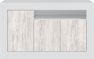 Calicosy 'BALTIK' Buffet mit 3 Türen L144 cm - Weiß