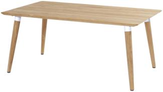 Gartentisch Sophie Studio Teak (170 x 100 cm royal white)