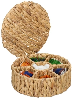 Runde Teebox mit 7 Fächern 10050488