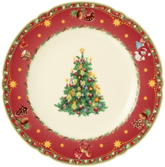 Speiseteller rund 25 cm Marieluise Weihnachtsnostalgie Seltmann Weiden Speiseteller - MikrowelleBackofen geeignet, Spülmaschinenfest