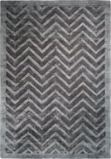 Teppich SchoenesWohnen24 Luxury 410 Grau / Anthrazit 160x230 cm