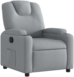 vidaXL Relaxsessel Hellgrau Stoff 3205508